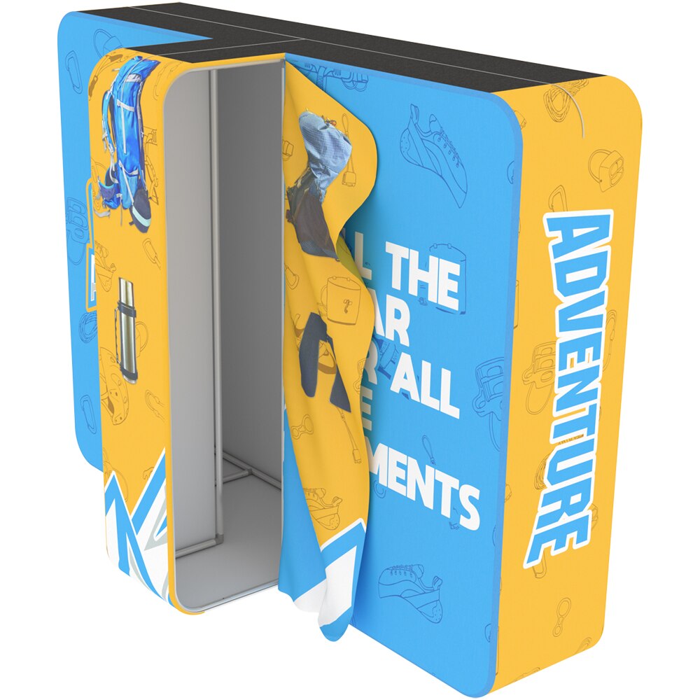 Wallbox 10ft w/Center Storage — Double Sided Graphic Package